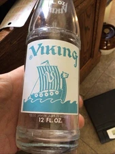 9.5” ACL SODA BOTTLE VIKING BEVERAGES SOUTH ST PAUL MN , 1971 Ship. MINNESOTA 