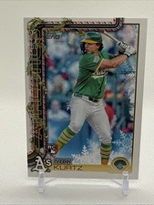 2025 Topps Holiday Card #H40 Nick Kurtz Rookie Athletics RC ROY Athletics