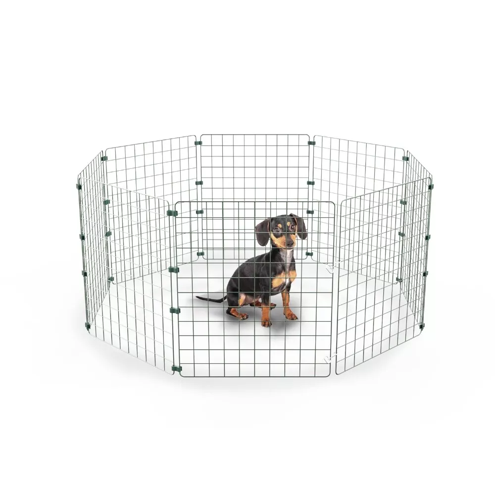 Animal Chien Stylo Chiot Pliable Parc Intérieur / Extérieur Enceinte Cage 