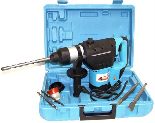 1-1/2" Electric rotary Hammer Drill with bits sds plus roto tool variable speed - Picture 1 of 2