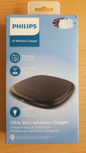 WIRELESS CHARGER - ULTRA SLIM FOR PHONES -1 YEARS WARRANTY- PHILIPS - Picture 2 of 4