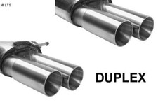 BASTUCK Duplex Sportauspuff Hyundai Coupe GK 1.6l 2.0l 2.7l re li je 2x85mm