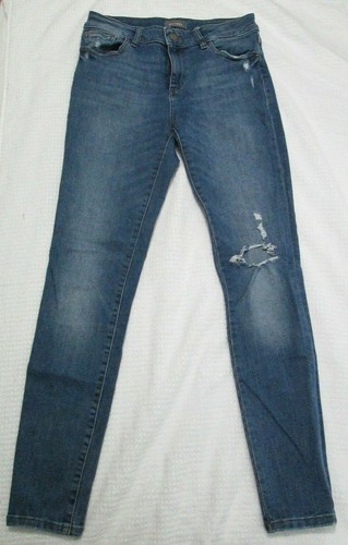 ❤Damen DL1961 Florence Distressed Mid Rise Instasculpt Skinny Richland Größe 27 - Bild 2 von 12