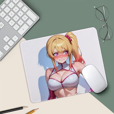 Ruby Oshi No Ko Keyboard Mouse Pad Desk Mat Game Pad 9.8x11.8 Inch