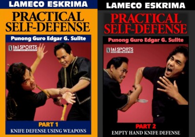 2 DVD SET Lameco Eskrima Practical Self Defense Martial Arts - Edgar Sulite kali