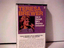 TERESA BREWER Live at carnegie hall  montreux switzerland '84 CASSETTE TAPE C1