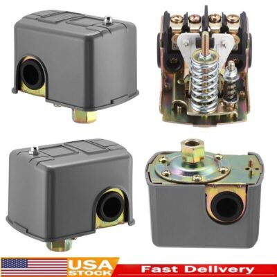 #ad 40 60 PSI Well Water Pump Pressure Control Switch Adjustable Double Spring Pole $13.29