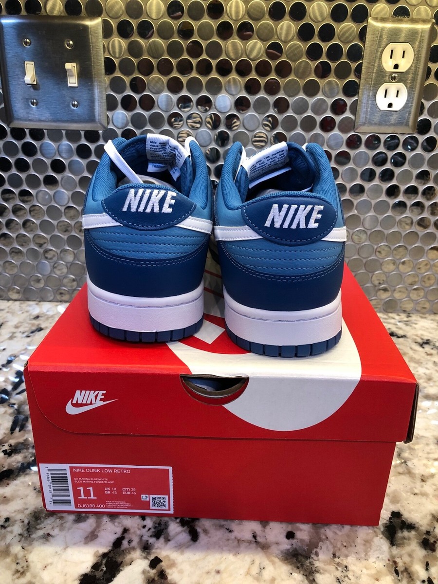 Size 11 - Nike Dunk Low Dark Marina Blue 195866291485| eBay