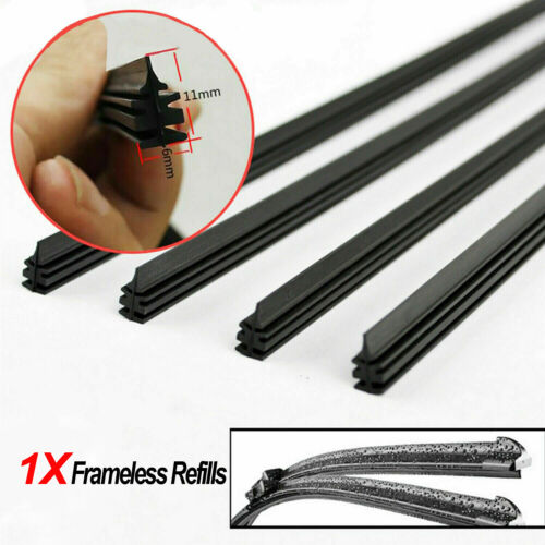 1x 26" 6mm Cut to Size Universal Van Car Replacement Rubber Wiper Blade Refill - Picture 1 of 12