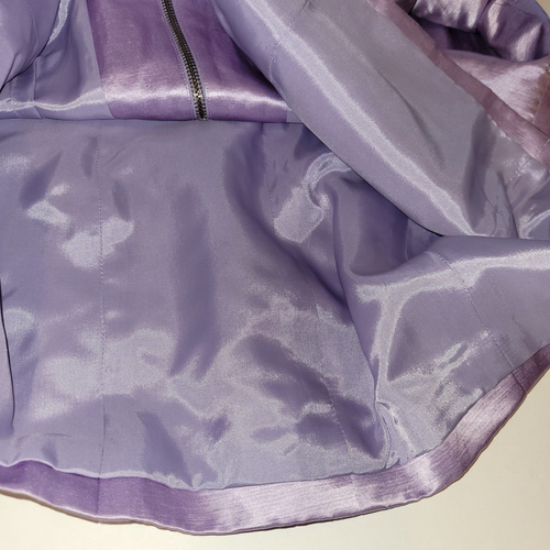 Neu Rafaella Flieder Leinen Seide durchgehender Reißverschluss Jacke Gr. 14 Taschen gefüttert Karriere Neu mit Etikett - Bild 8 von 12