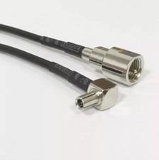 6 inch FME male plug to TS9 male right angle RF Pigtail Jumper RG174 cable USA