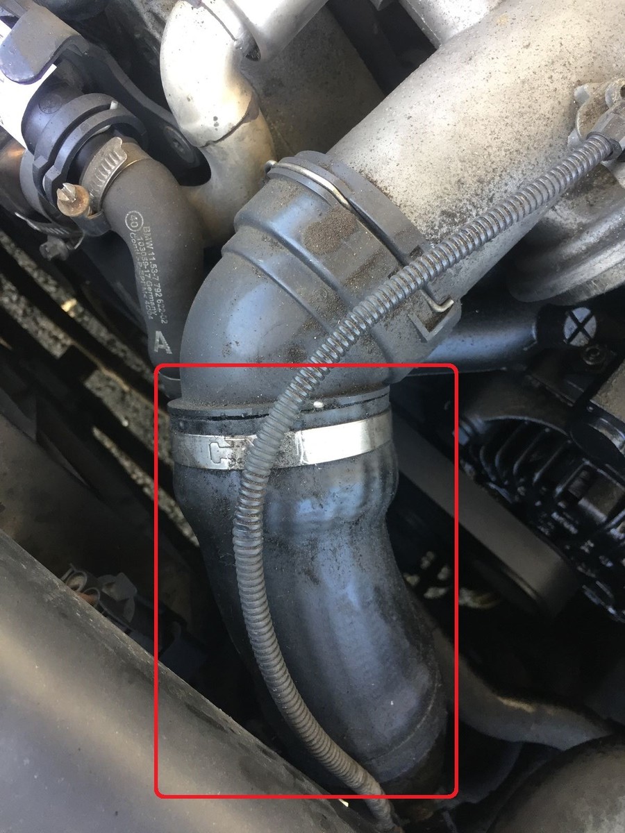 LADELUFTLEITUNG TURBO SCHLAUCH ROHR AGR BMW 1er E87 118d 120d 1161 