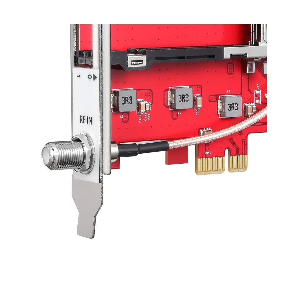 TBS6290se DVB-T2/T/C Dual PCI Express Terrestrial Cable TV Tuner Card with Du... - Image 4 of 4