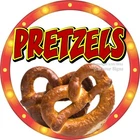 Pretzels DECAL (Choose Your Size) Snacks Concession Food Truck Sticker c2