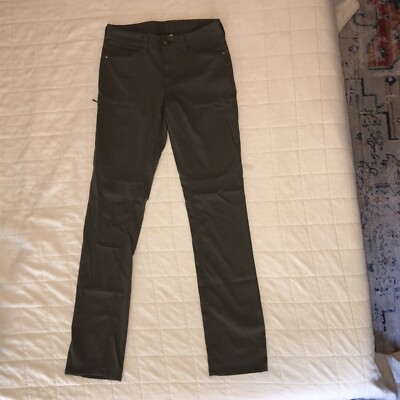 Kathmandu Pants Womens XS Slim Fit Green Flight Travel Trousers