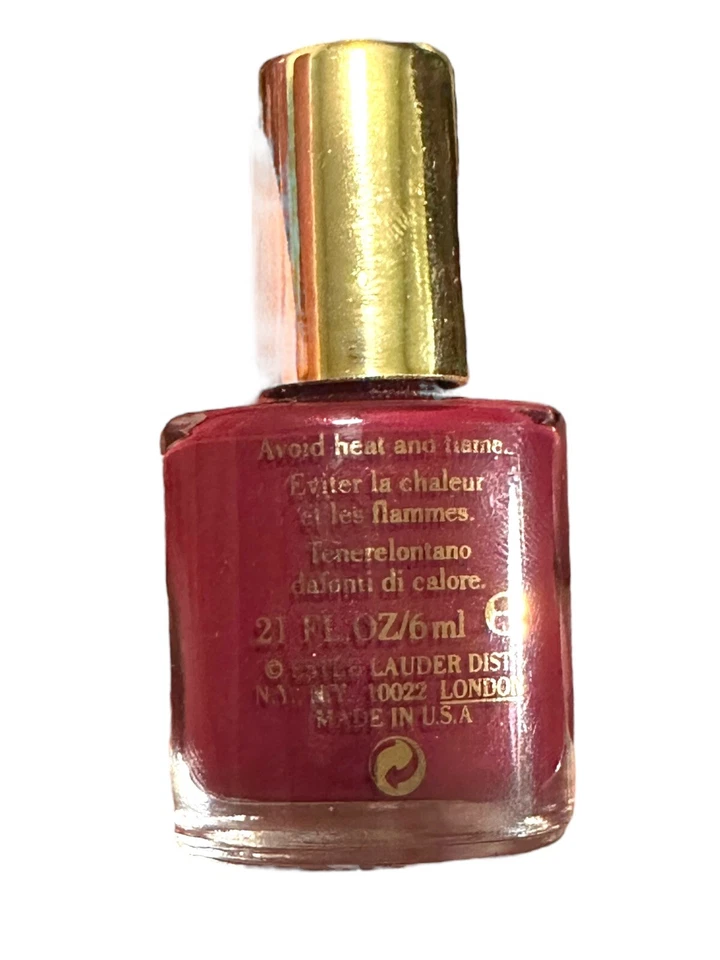 ESTEE LAUDER esmalte de uñas laca de colección difícil de encontrar raro tono ciruela pudín Foto 2 de 4