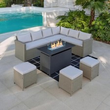 Rattan Corner Garden Set