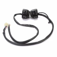 1" Handlebar Control Switch Housing Wiring Harness For Harley XL softai Dyna