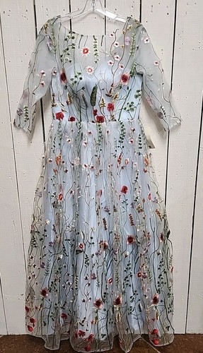 TS Cotoure Floral Embroidered dress size 12 CR
