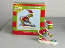 Retired Dept 56 Dr. Seuss Grinch LITTLE WHO SHOES Xmas Village With Box RARE