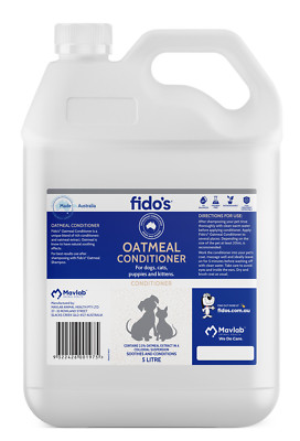 Fido's Oatmeal Conditioner 5L  Dog Pet Grooming