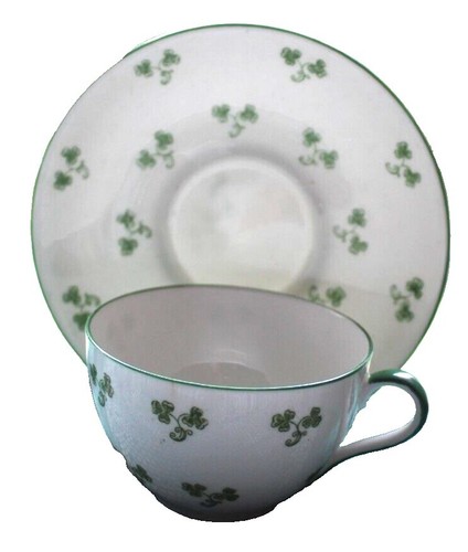 HEREND チューリン Herend ~ Chinese Bouquet-Green ~ Cup & Saucer Set ~ 734 /AV ~ Mint