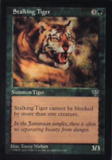 Stalking Tiger - Mirage: #243, Magic: The Gathering Nm R123