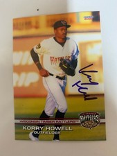 Korry Howell 2021 Signed Wisconsin Timber Rattlers IP Auto
