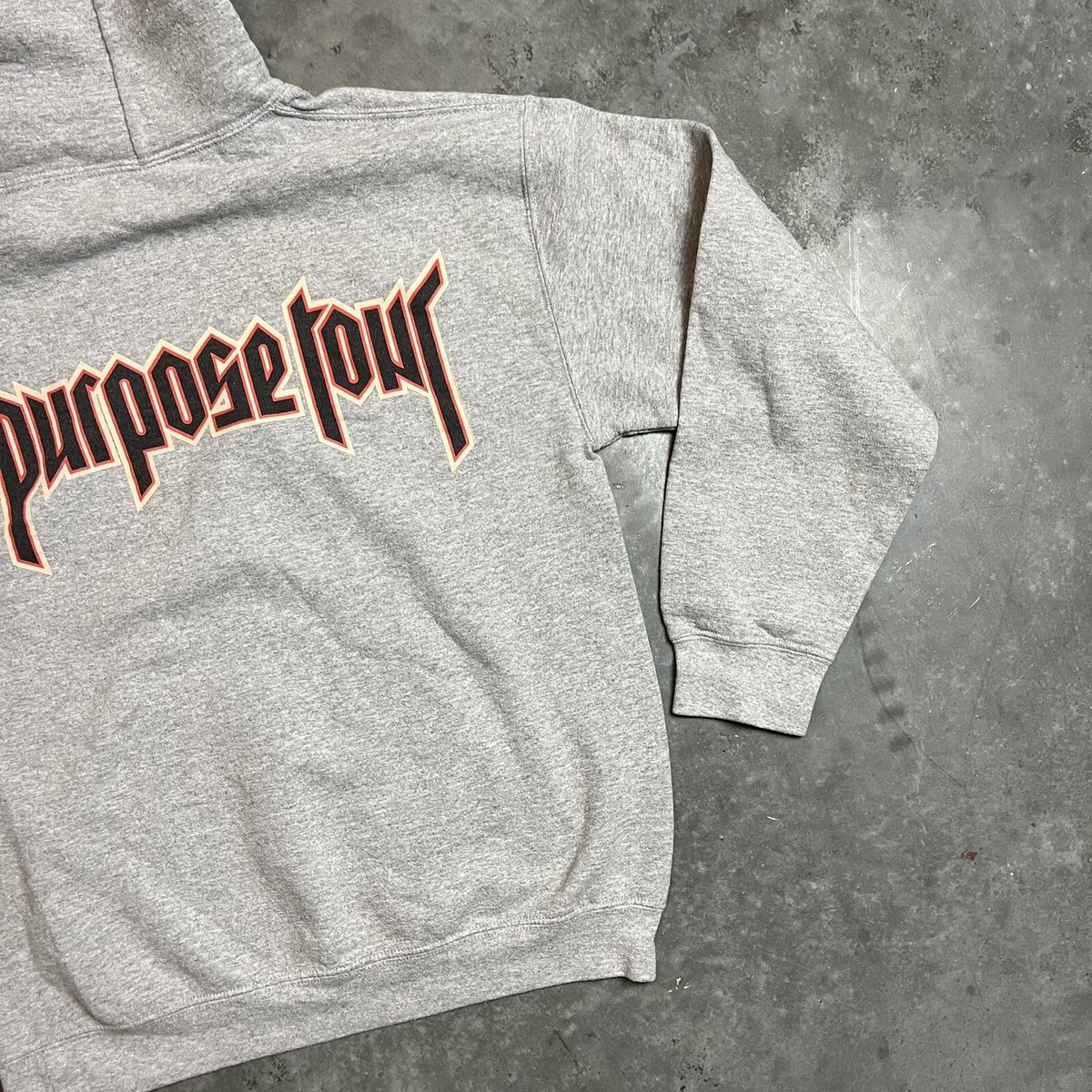 GR8限定 Justin Bieber Purpose STAFF パーカー L Purpose Tour