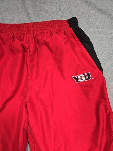 Youngstown University Pants Mens Extra Large Red Athletic Pants Embroidered - Picture 3 of 16