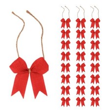 24 Pcs 3 Inch Mini Buffalo Plaid Check Ribbon Bow Smal Bows for Crafts Sewing...