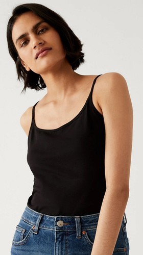 Ex M&S Marks Spencer Ladies Stretch Sleeveless Vest Size 6-24 - Picture 44 of 125