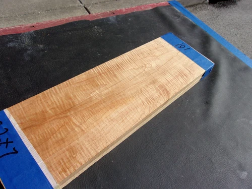 Curly Hard  Maple Guitar Carved Top