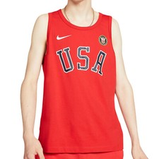 NIKE Sportswear Team USA Tank Top sz S Small Red White Blue United States