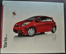 2011 Toyota Yaris Brochure Folder Sedan Liftback Excellent Original 11