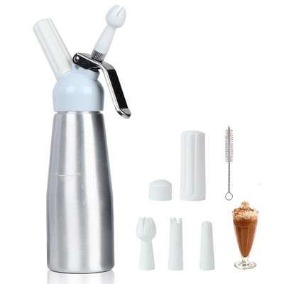 Professional Whipped Cream Dispenser 500mlWhipped Cream Charger with Sturdy A...