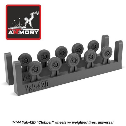 Armory Models AR AW14010 Scale model kit 1/144 Yakovlev Yak-42D Clobber wheels - Bild 6 von 12