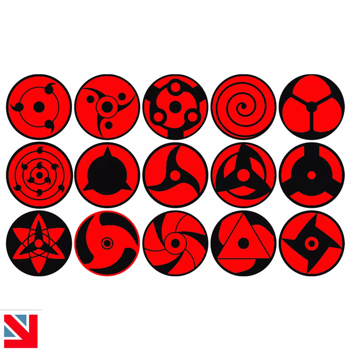 Sharingan Eye Stickers for Sale