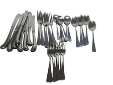 Vollrath Flatware Silverware  Dinnerware Stainless Steel Japan 37 Pc Set
