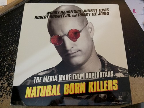Laserdisc "Natural Born Killers" Widescreen Movie Woody Harrelson - Picture 3 of 4