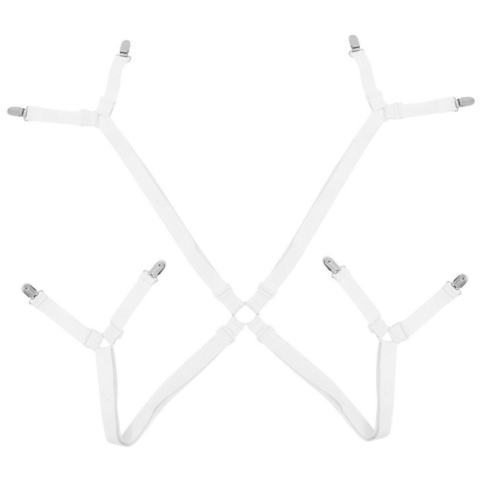 down Mattress Topper Full Sheet Securing Clips Straps for Bed eBay