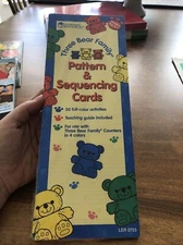 Learning Resources Three Bear Family Pattern Sequencing Cards Double-Sided New 