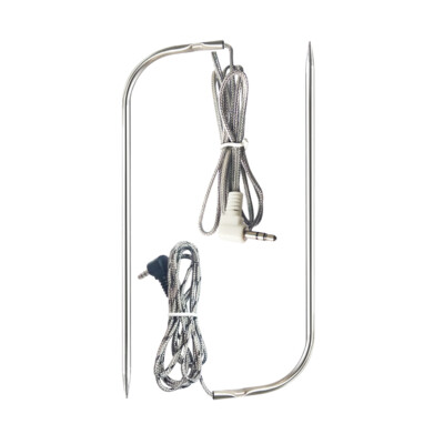 2PCS Waterproof Meat Probe for Traeger Pellet Grill,3.5mm Plug Thermostat Probes