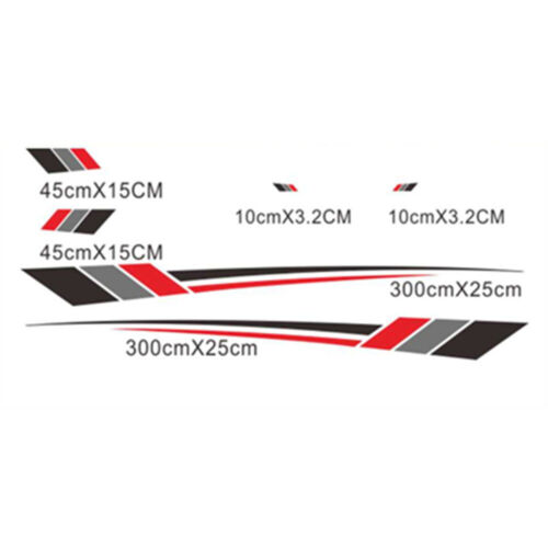 RV Two Side Stripes Graphics Decal Stickers For Caravan Trailer Camper Motorhome - Picture 5 of 5