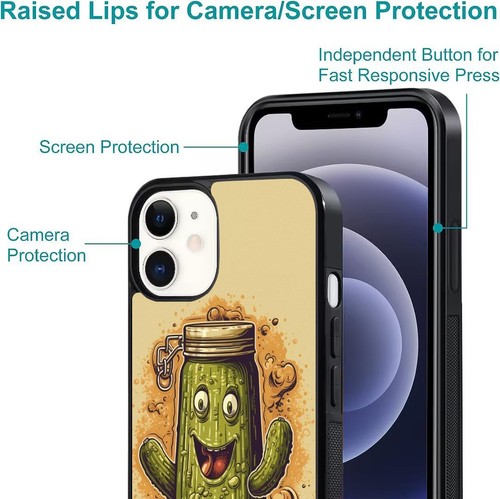 Phone Covers For Samsung A15 A16 S23 S24 S25 Ultra FE dill pickle cute character - Picture 19 of 25