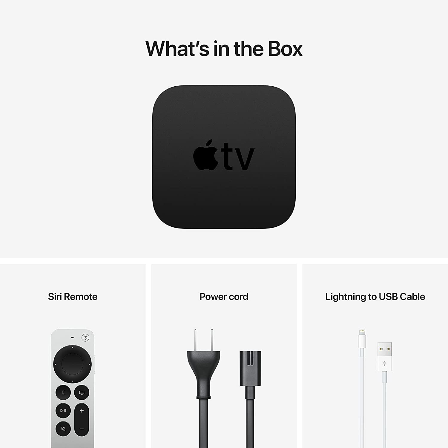 Apple TV HD 2nd Gen 32GB MHY93LL/A A1625 2021 Model Open Box