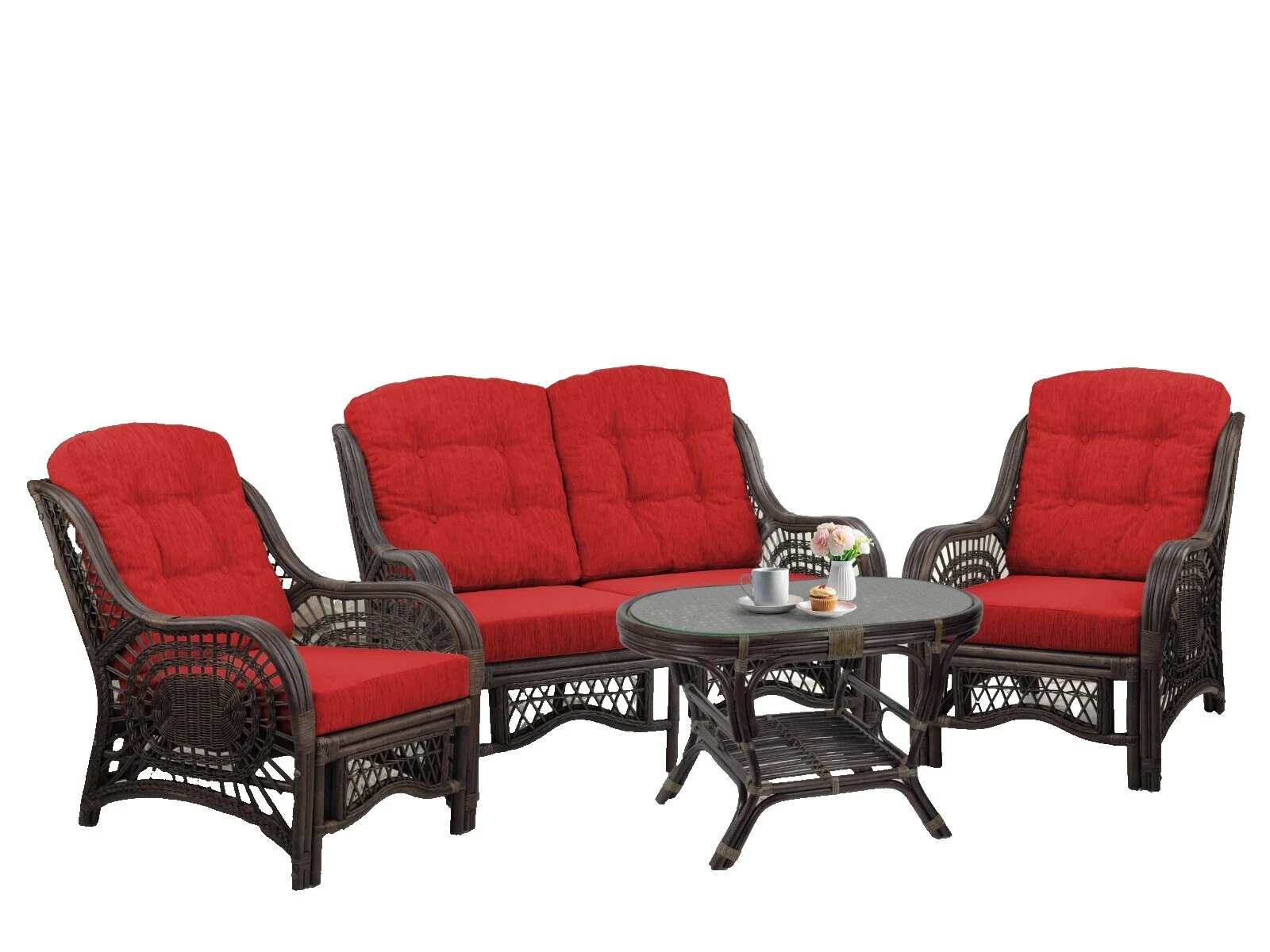 Brown Tropical Loveseats