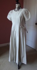 Calvin Klein Beige Tulip Sleeves Midi Dress 6