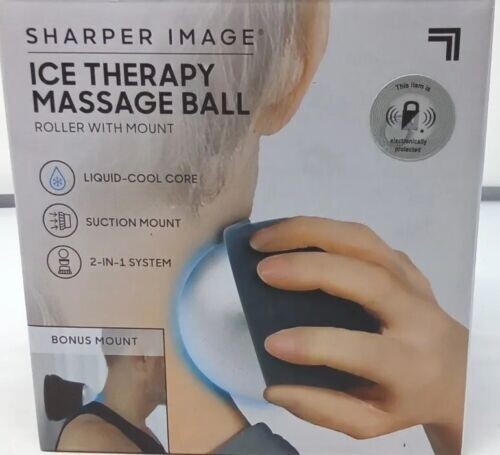 Sharper Image Ice Therapy Massage Ball Roller with Wall Mount - Picture 1 of 2