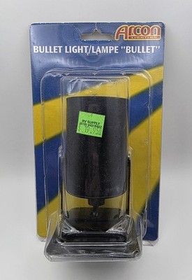 Arcon Lighting Black Bullet Light Lamp 17803 12V Metal New in Package RV